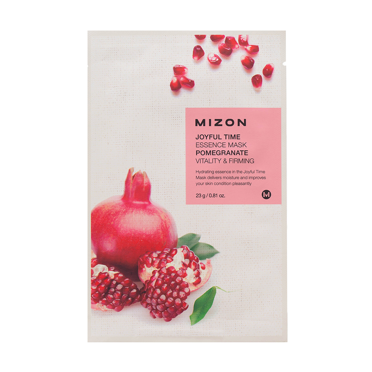 Тканинна маска для обличчя Mizon Joyful Time Essence Mask Pomegranate з екстрактом граната, 23 г